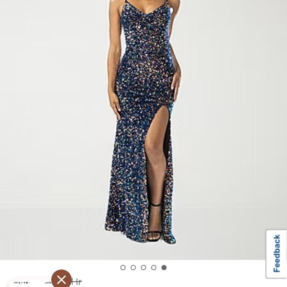 B. Smart Vibrant Multicolor Maxi Dress